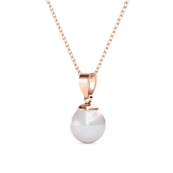 MYC-Paris Collier Femme - DP0402-RG Laiton Doré rose | Femme Collier Et Pendentif