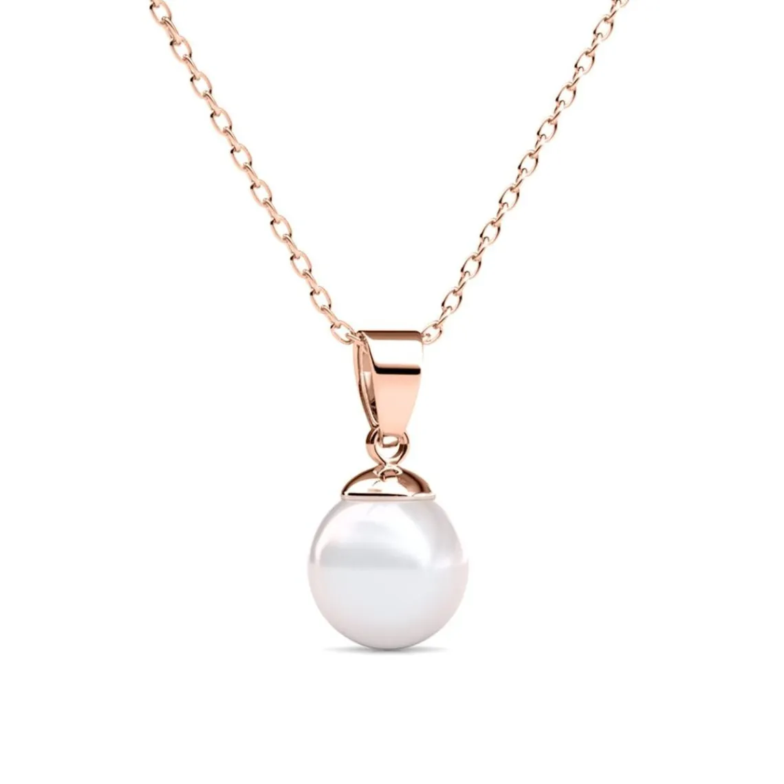 MYC-Paris Collier Femme - DP0402-RG Laiton Doré rose | Femme Collier Et Pendentif