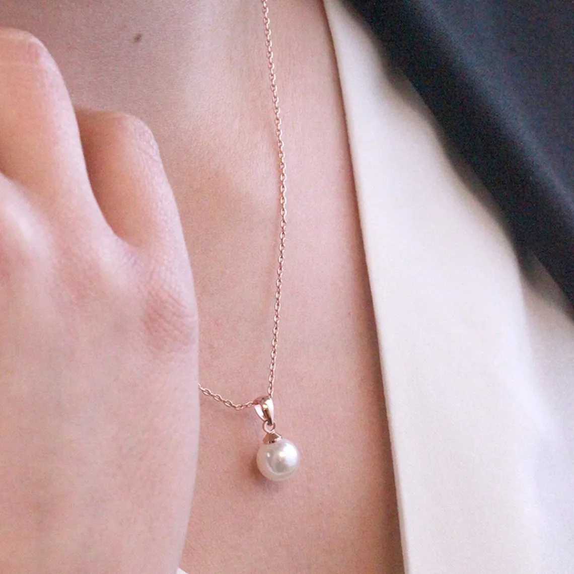 MYC-Paris Collier Femme - DP0402-RG Laiton Doré rose | Femme Collier Et Pendentif