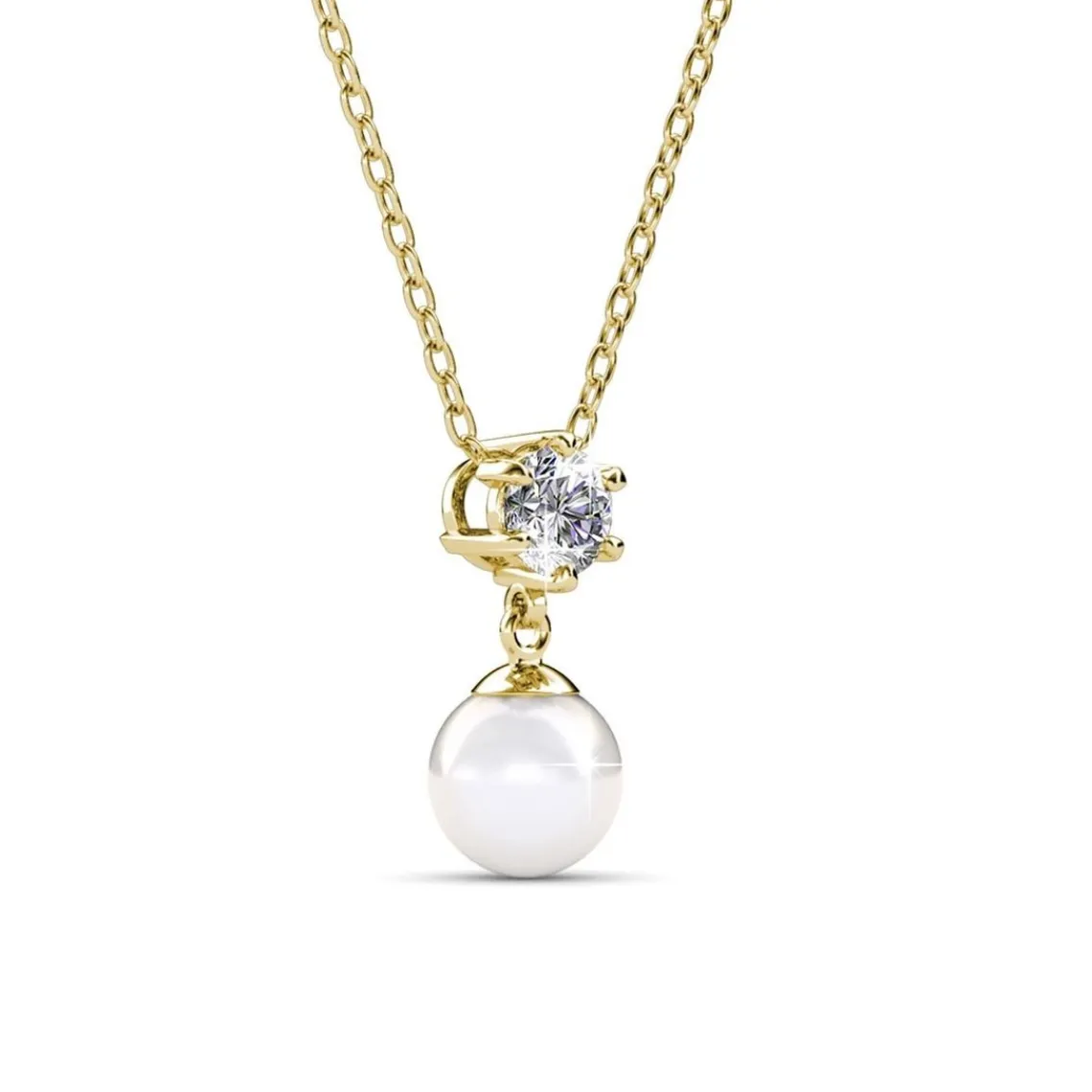 MYC-Paris Collier Femme - Laiton Doré et Perle | Femme Collier Et Pendentif