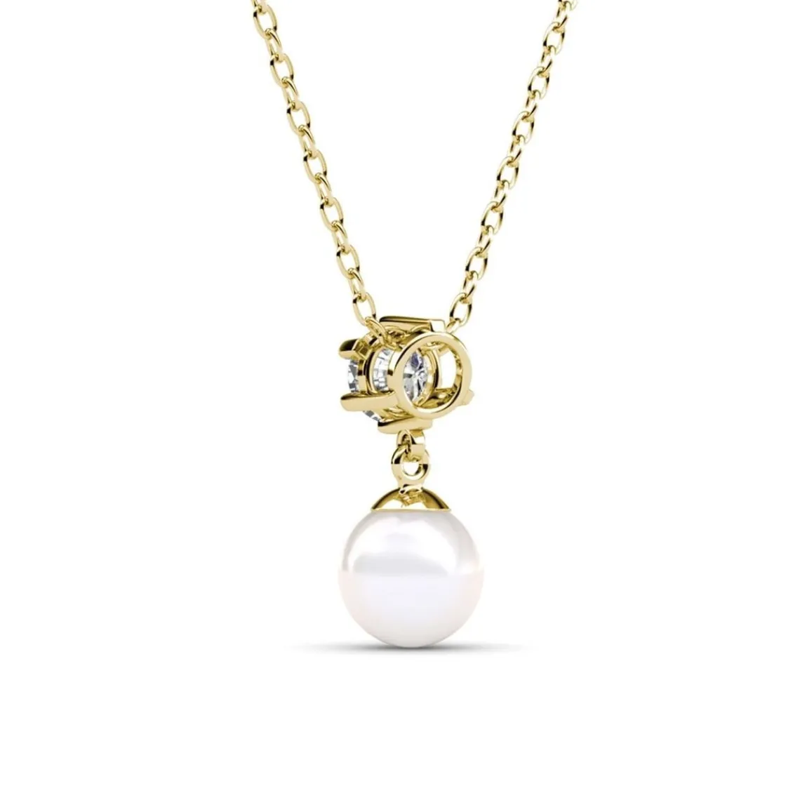 MYC-Paris Collier Femme - Laiton Doré et Perle | Femme Collier Et Pendentif