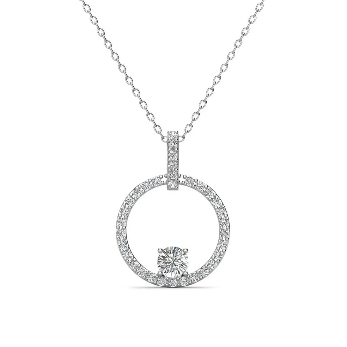MYC-Paris Collier Femme - Laiton Argent | Femme Collier Et Pendentif