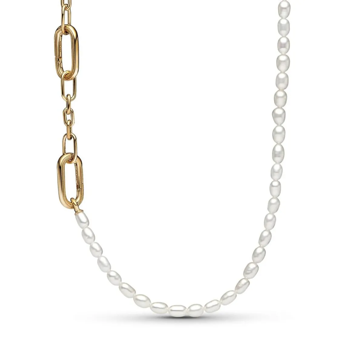 Pandora Collier Femme ME - 362302C01-45 Blanc Doré | Femme Collier Et Pendentif