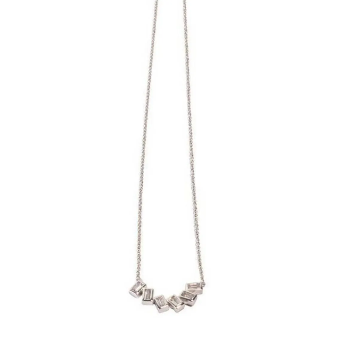 Kosma Paris Collier Femme Pavia - Argenté Blanc | Femme Collier Et Pendentif