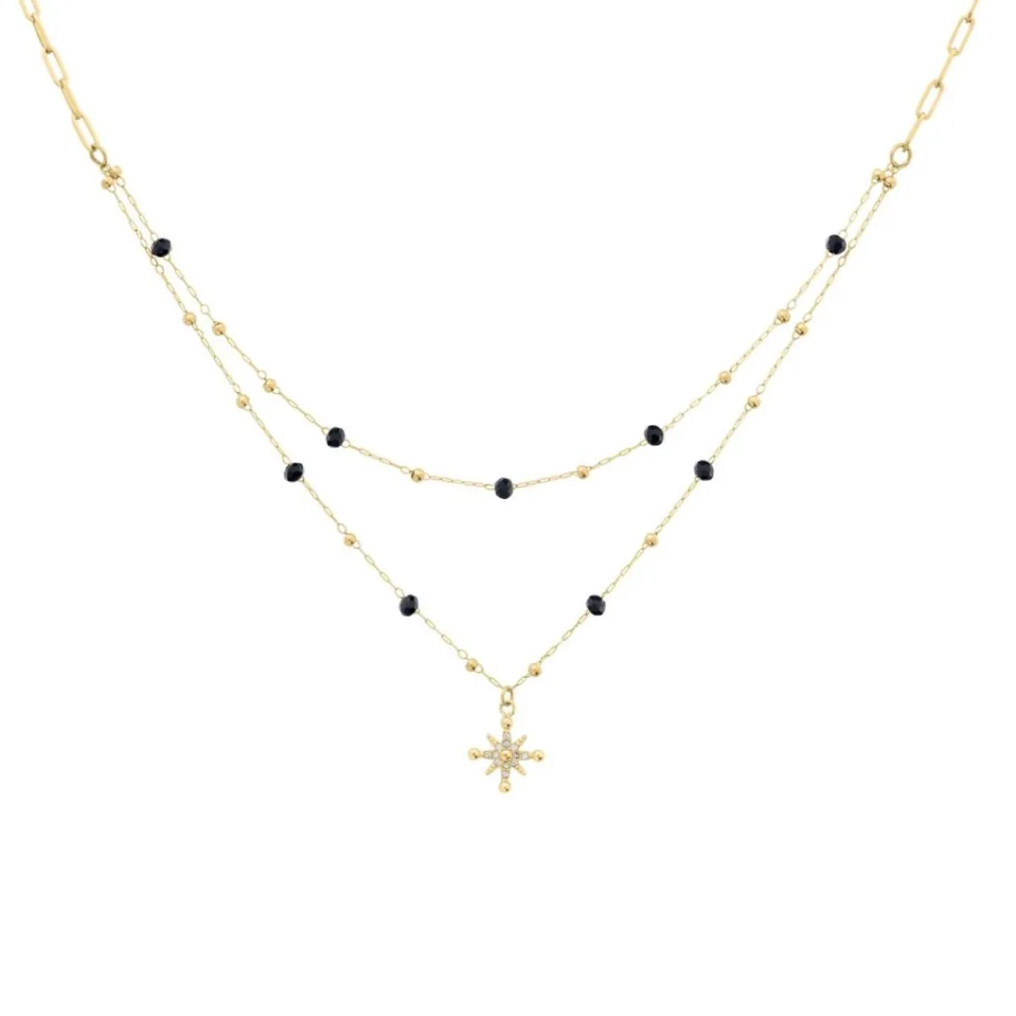 Pierre Lannier Bijoux Collier Femme Australe - BJ22A4231 Acier Doré | Femme Collier Et Pendentif