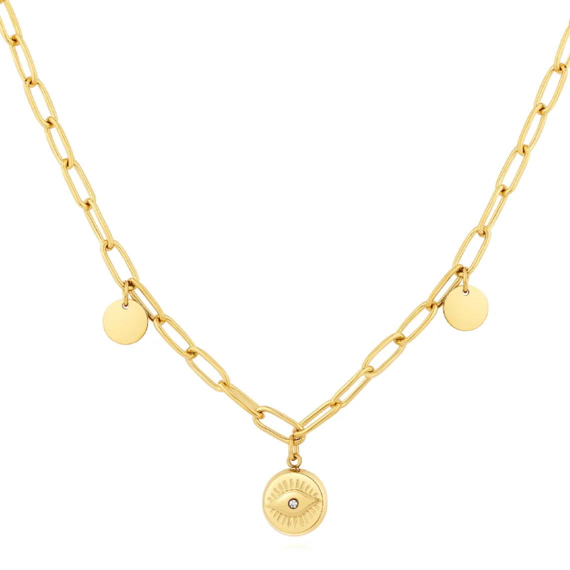 Pixies Bijoux Collier Femme - PNS0028-1WHZ Acier Blanc | Femme Collier Et Pendentif
