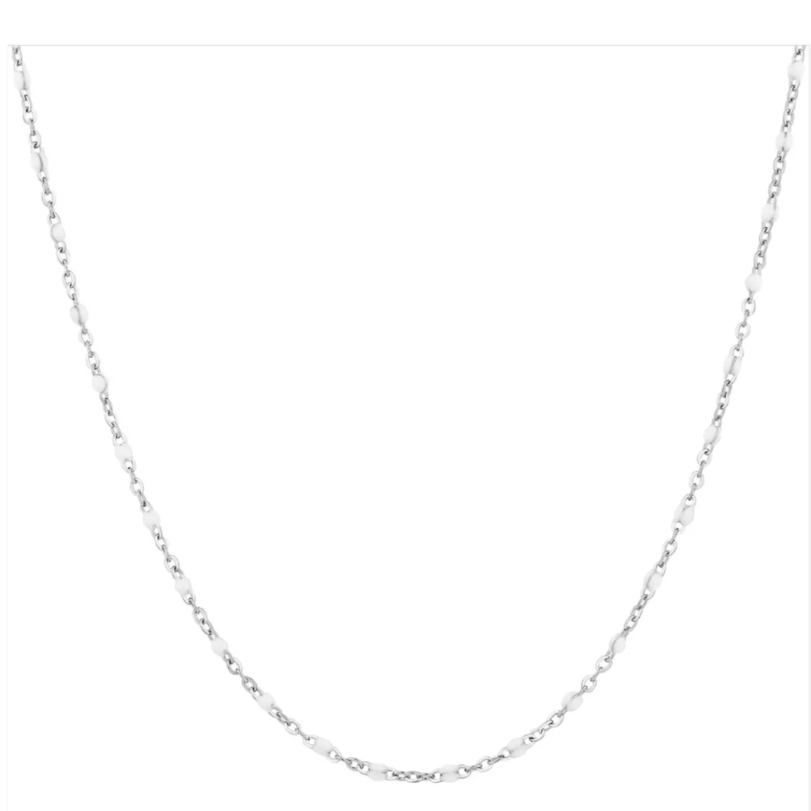 Pixies Bijoux Collier Femme - PNS0030-2WHT Acier Blanc | Femme Collier Et Pendentif
