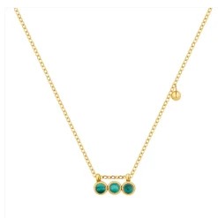 Pixies Bijoux Collier Femme - PNS0034-1MAL Acier Vert | Femme Collier Et Pendentif