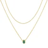 Pixies Bijoux Collier Femme - PNM0047-1MAL Acier Vert | Femme Collier Et Pendentif