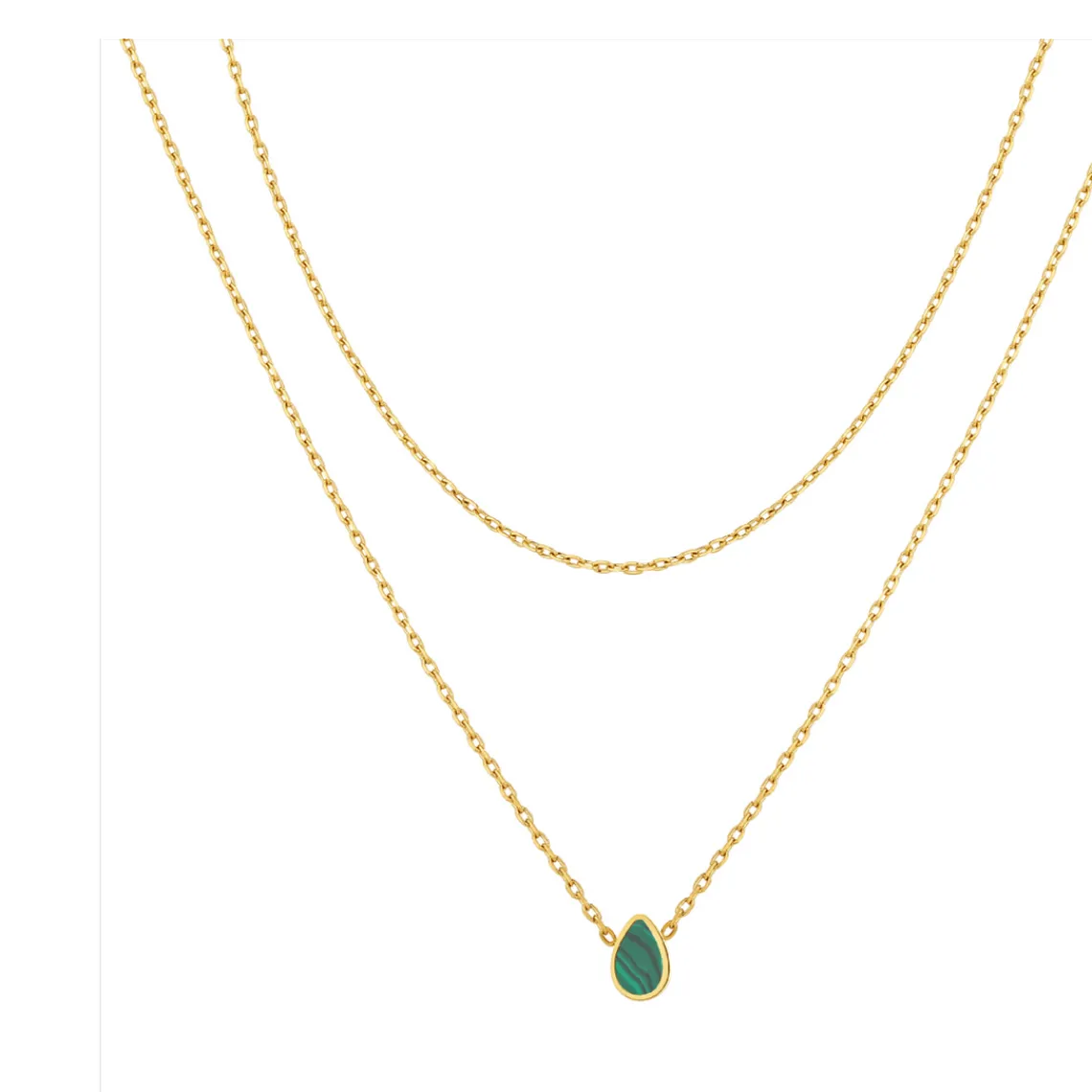 Pixies Bijoux Collier Femme - PNM0047-1MAL Acier Vert | Femme Collier Et Pendentif