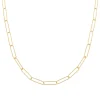 Maison de la Bijouterie Collier femme plaqué or 5,5 mm maillons - UYZWVW45 | Femme Collier Et Pendentif