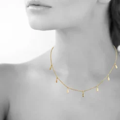 Maison de la Bijouterie Collier femme plaqué or - UYZ4U34Y | Femme Collier Et Pendentif
