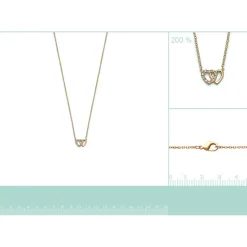 Maison de la Bijouterie Collier femme plaqué or - UWVZ004Y | Femme Collier Et Pendentif