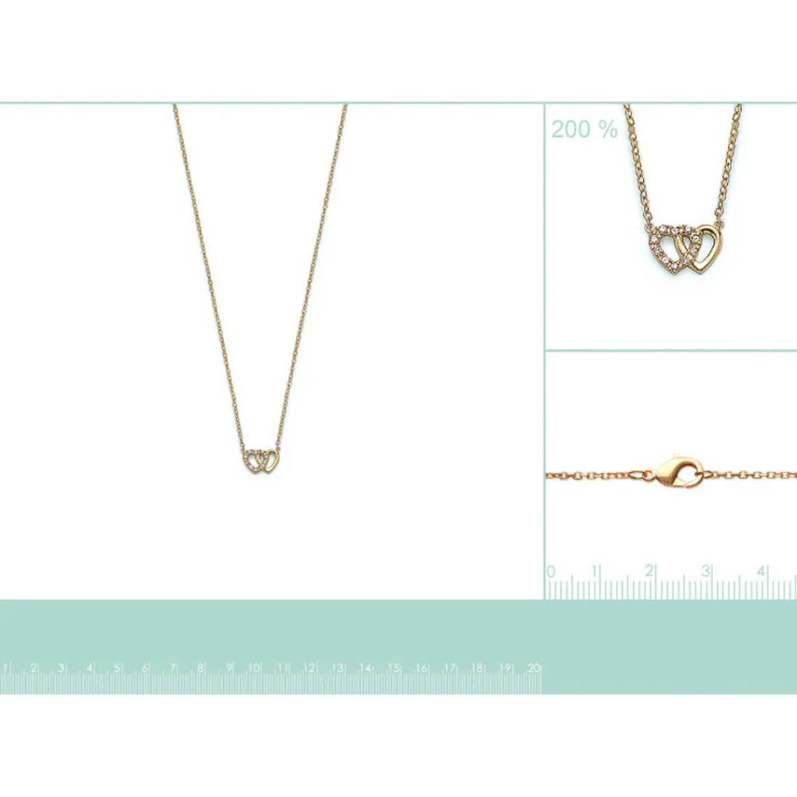 Maison de la Bijouterie Collier femme plaqué or - UWVZ004Y | Femme Collier Et Pendentif