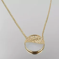 Maison de la Bijouterie Collier femme plaqué or nacre - UW3Y0445 | Femme Collier Et Pendentif