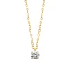 Maison de la Bijouterie Collier Femme plaqué or oxyde de zirconium 5mm UW30W545 | Femme Collier Et Pendentif
