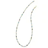 Maison de la Bijouterie Collier Femme plaqué or pierres bleues cristal YVV0VZ45 | Femme Collier Et Pendentif