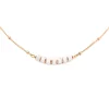Sloya Collier Femme Piana en pierres Howlite | Femme Collier Et Pendentif