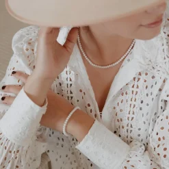 Sloya Collier Femme Serena en Pierres de Lune | Femme Collier Et Pendentif