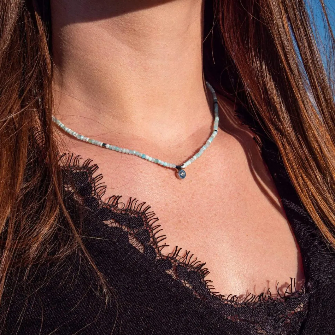 Sloya Collier Femme Lumia Amazonite | Femme Collier Et Pendentif