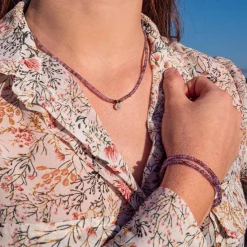 Sloya Collier Femme Lumia Améthyste | Femme Collier Et Pendentif