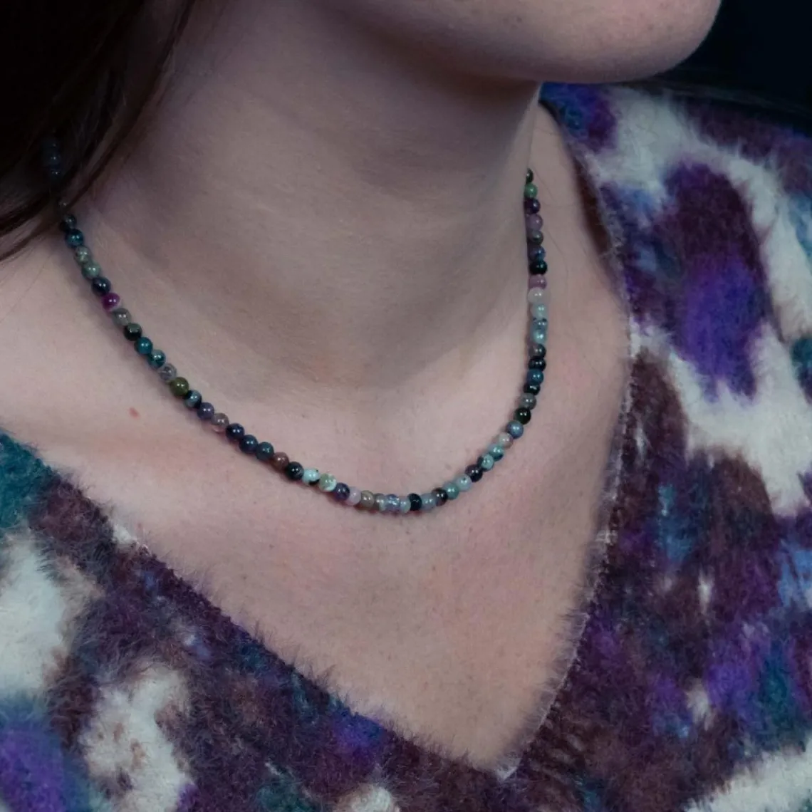 Sloya Collier Femme Serena Tourmaline | Femme Collier Et Pendentif