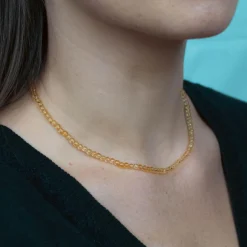 Sloya Collier Femme Serena Citrine | Femme Collier Et Pendentif