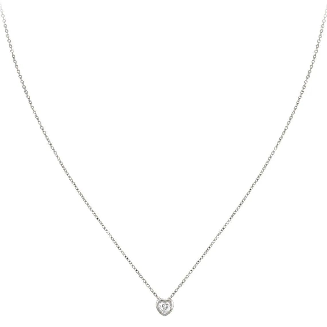 So Charm Bijoux Collier Femme So Charm - B3084-ARGENT - Collier Coeur Argenté | Femme Collier Et Pendentif