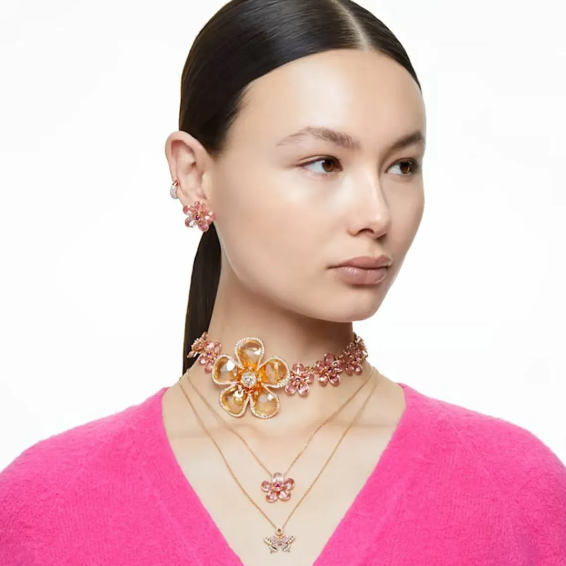 Swarovski Bijoux Collier Femme Swarovski 5657875 - FLORERE | Femme Collier Et Pendentif