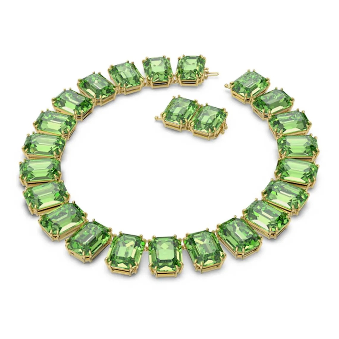 Swarovski Bijoux Collier Femme Swarovski - 5598261 Métal doré Vert | Femme Collier Et Pendentif