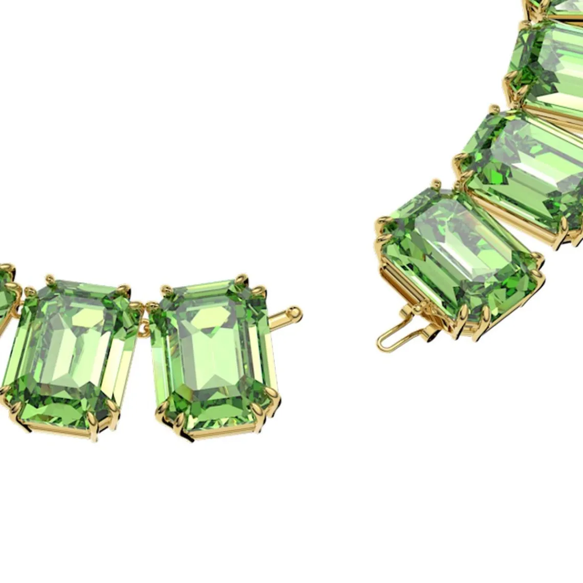 Swarovski Bijoux Collier Femme Swarovski - 5598261 Métal doré Vert | Femme Collier Et Pendentif