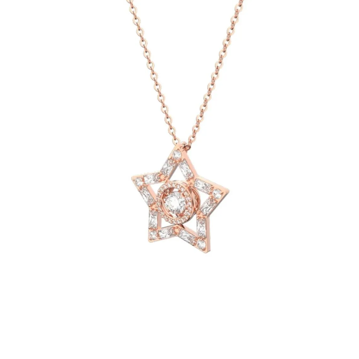 Swarovski Bijoux Collier Femme Swarovski - 5617766 Métal Doré rose | Femme Collier Et Pendentif