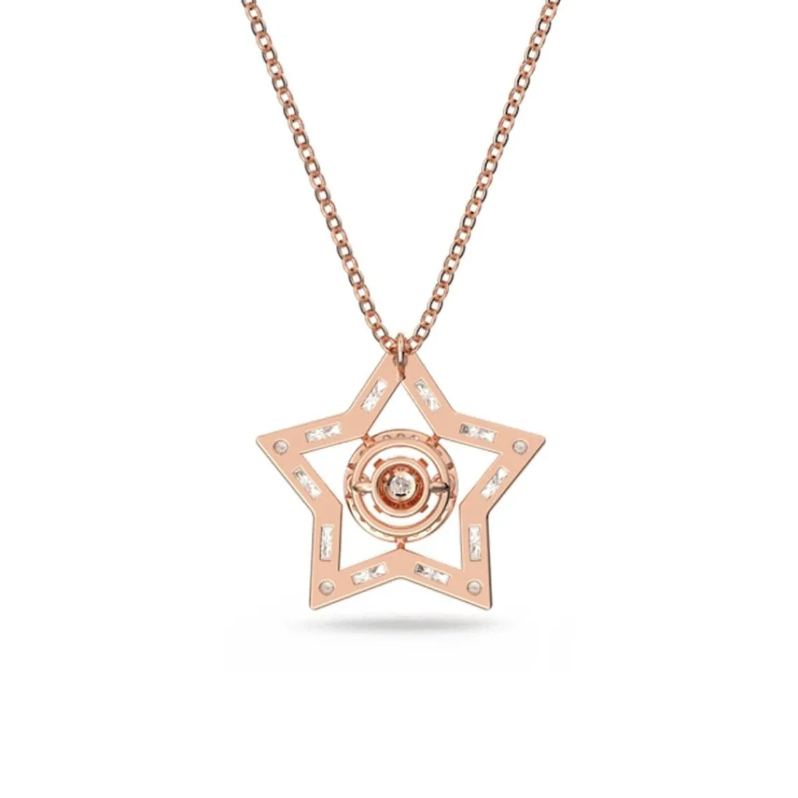 Swarovski Bijoux Collier Femme Swarovski - 5617766 Métal Doré rose | Femme Collier Et Pendentif