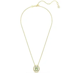 Swarovski Bijoux Collier Femme Swarovski Chroma Stack - 5705580 Plaqué or Vert | Femme Collier Et Pendentif