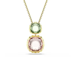 Swarovski Bijoux Collier Femme Swarovski Chroma Versatile - 5692496 Plaqué or Multicolore | Femme Collier Et Pendentif