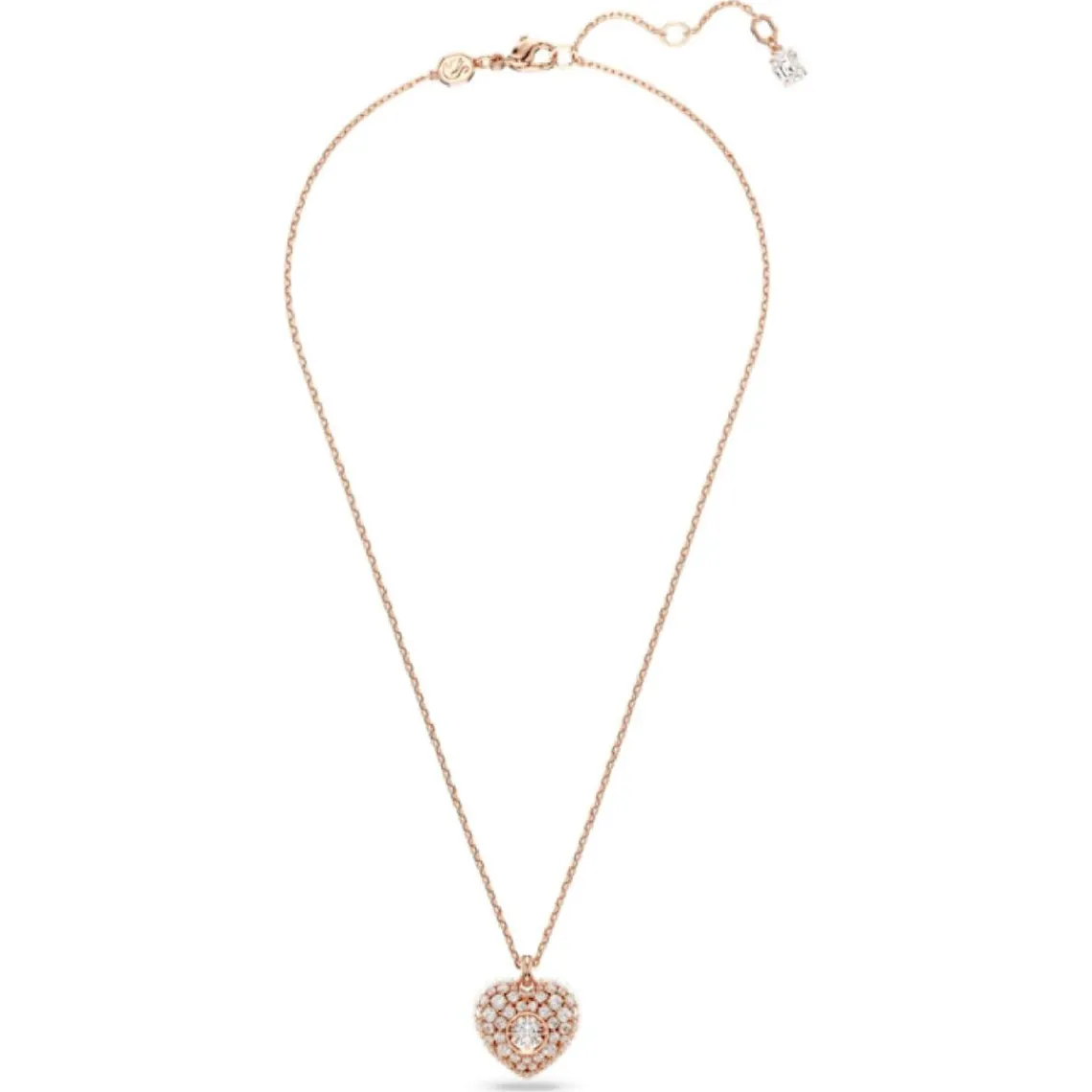 Swarovski Bijoux Collier Femme Swarovski Hyperbola Heart Wh - 5680402 rose,doré | Femme Collier Et Pendentif