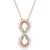 Swarovski Bijoux Collier Femme Swarovski Hyperbola - 5677623 doré rose,blanc | Femme Collier Et Pendentif