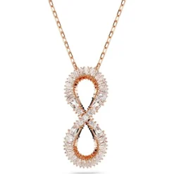 Swarovski Bijoux Collier Femme Swarovski Hyperbola - 5677623 doré rose,blanc | Femme Collier Et Pendentif