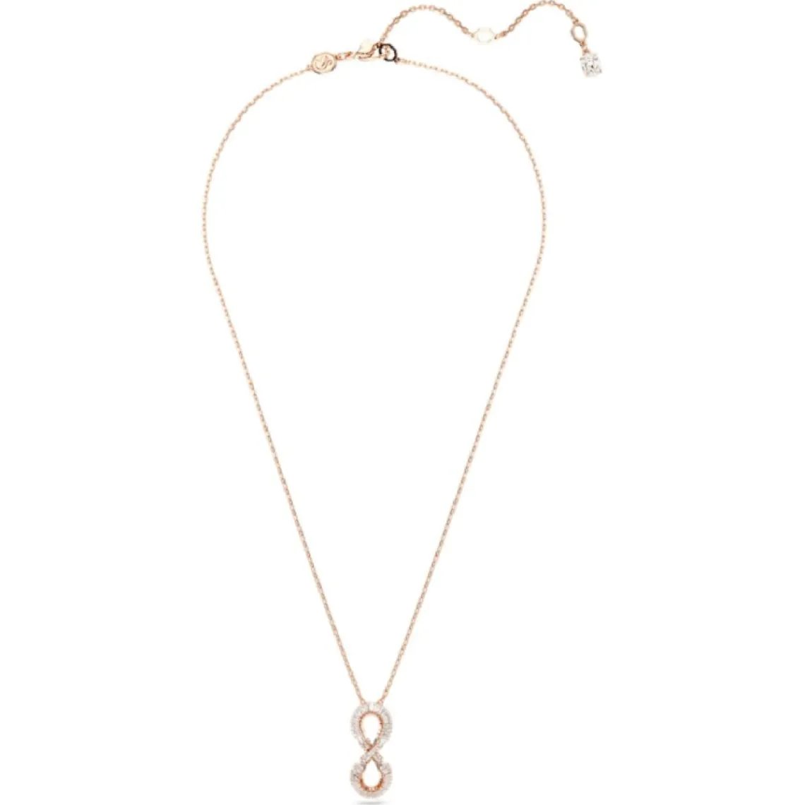 Swarovski Bijoux Collier Femme Swarovski Hyperbola - 5677623 doré rose,blanc | Femme Collier Et Pendentif