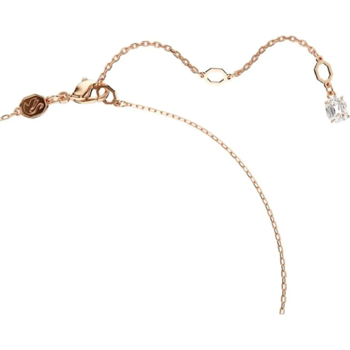 Swarovski Bijoux Collier Femme Swarovski Hyperbola - 5677623 doré rose,blanc | Femme Collier Et Pendentif