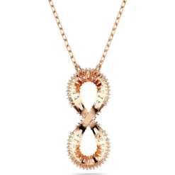 Swarovski Bijoux Collier Femme Swarovski Hyperbola - 5677623 doré rose,blanc | Femme Collier Et Pendentif