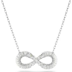 Swarovski Bijoux Collier Femme Swarovski Hyperbola - 5679434 blanc,argent | Femme Collier Et Pendentif