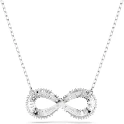 Swarovski Bijoux Collier Femme Swarovski Hyperbola - 5679434 blanc,argent | Femme Collier Et Pendentif