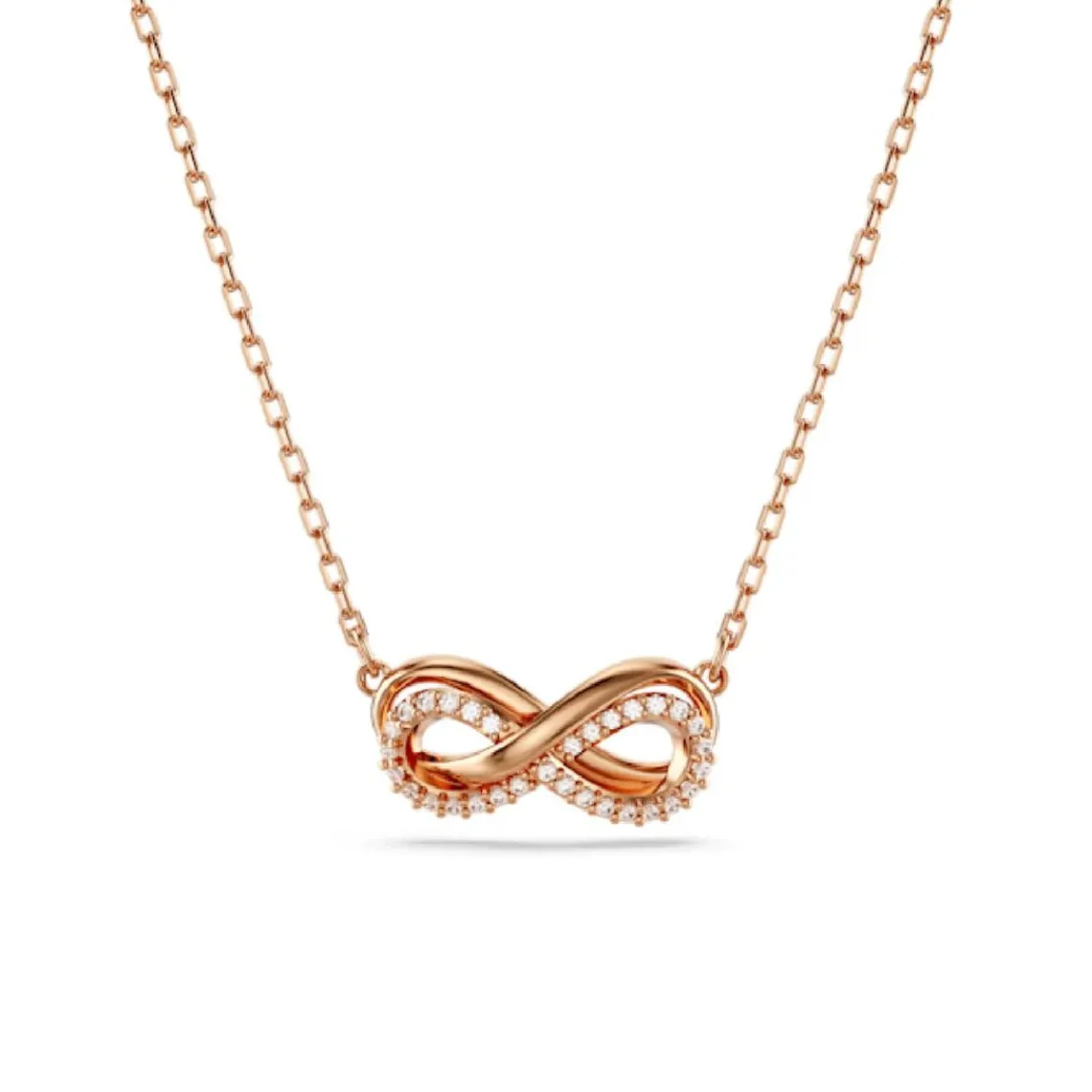 Swarovski Bijoux Collier Femme Swarovski Hyperbola Pave - 5684084 blanc,doré | Femme Collier Et Pendentif