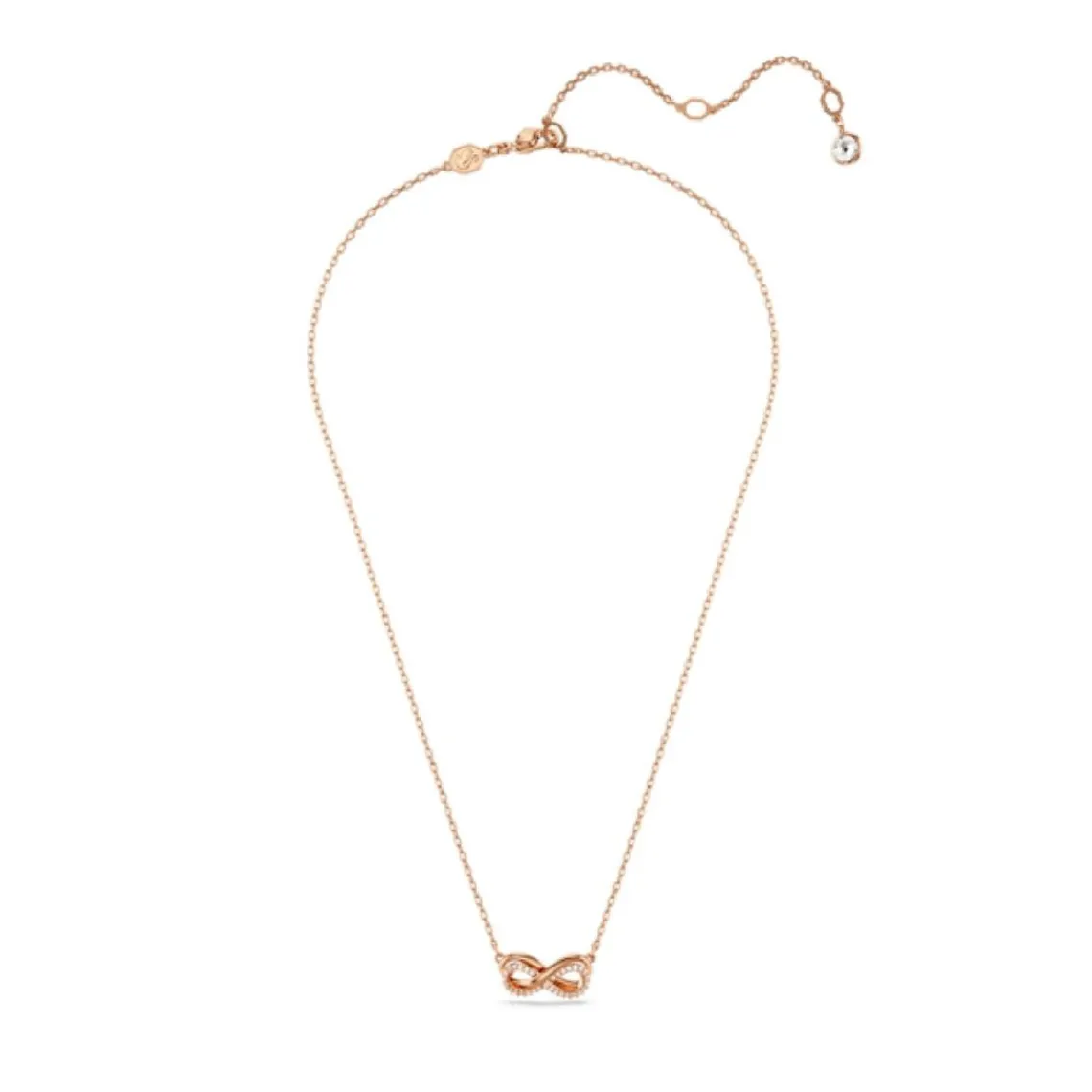 Swarovski Bijoux Collier Femme Swarovski Hyperbola Pave - 5684084 blanc,doré | Femme Collier Et Pendentif