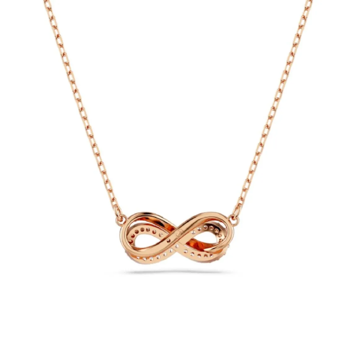 Swarovski Bijoux Collier Femme Swarovski Hyperbola Pave - 5684084 blanc,doré | Femme Collier Et Pendentif