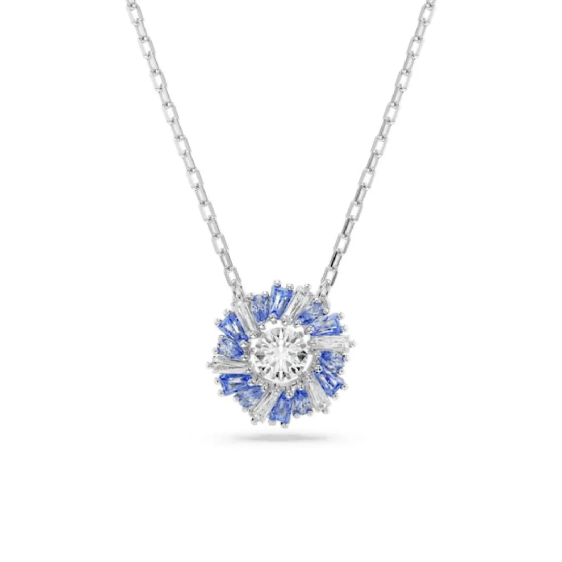 Swarovski Bijoux Collier Femme Swarovski Idyllia E - 5680013 bleu,argent | Femme Collier Et Pendentif