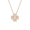 Swarovski Bijoux Collier Femme Swarovski Idyllia 5674211 - CZ CloverSilk/ROS | Femme Collier Et Pendentif