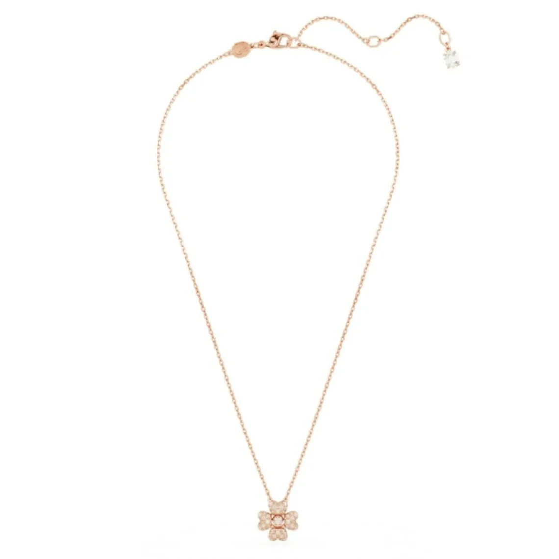 Swarovski Bijoux Collier Femme Swarovski Idyllia 5674211 - CZ CloverSilk/ROS | Femme Collier Et Pendentif