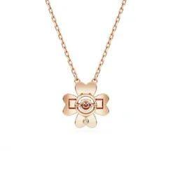 Swarovski Bijoux Collier Femme Swarovski Idyllia 5674211 - CZ CloverSilk/ROS | Femme Collier Et Pendentif